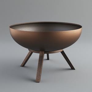 Brasero de Metal Moderno de Diseño para Patios, Terrazas y Resorts Elegantes - Calentador Exterior de Leña Personalizable con Acabado en Polvo - Product Image 5