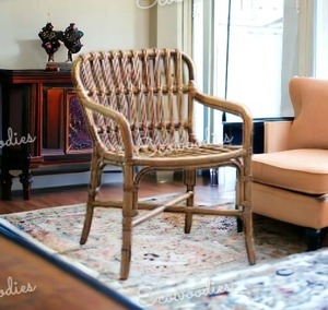 Elegante Patio Muebles Material de ratán Silla de ratán Muebles de jardín Sala de estar Sillas decorativas - Product Image 4