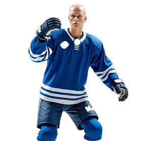 Logo de marque personnalisée OEM/ODM Enterprise, vente en gros d'équipe de sublimation, maillot de hockey sur glace 100% polyester, uniforme de hockey sur glace - Product Image 1