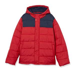 Professionnel de haute qualité personnalisé Logo impression hommes hiver doudoune avec col montant manches complètes poches avant - Product Image 5