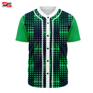 เสื้อเบสบอลผ้าถักสองชั้นสำหรับเยาวชนเสื้อถักแบบระเหิดเสื้อเจอร์ซี่ย์แบบติดกระดุม - Product Image 3