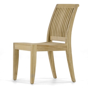 Ensemble de table à manger en teck avec chaises de salle à manger pour mobilier d'extérieur - Product Image 2