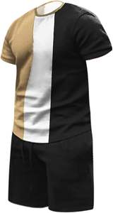 ชุดเซ็ตเสื้อผ้าผู้ชายคุณภาพพรีเมียม กำลังเป็นที่นิยม น้ำหนักเบา ผลิตจากไนลอน กางเกงขาสั้น ชุดกันลม - Product Image 3