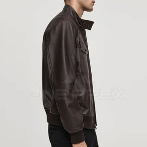 Veste en cuir sur mesure Concevez votre propre veste en cuir pour hommes Veste en cuir imperméable pour hommes - Product Image 4