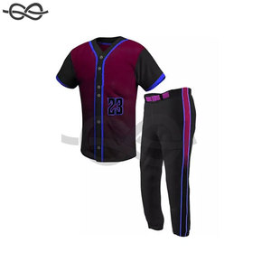 ชุดเครื่องแบบเบสบอลของทีมชุดเครื่องแบบสวมใส่สบายและคุณภาพสูง - Product Image 6