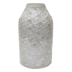New Latest Designer Table Decorative Flower Vase Finest Quality White <b>Mother</b> of Pearl Flower Vases Home Accent for Top Sale - Product Image 1