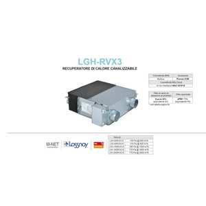 Unidad de Recuperación de Calor Entalpica (VMC) Mitsubishi Lossnay LGH-80RVX3-E, Sistema HVAC Doméstico - Product Image 6