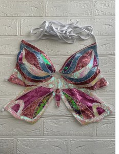 Tops en camisole bohèmes à paillettes et perles pour femmes, vêtements personnalisables, tendance, longueur longue, respirant, séchage rapide, écologique, 100% - Product Image 3