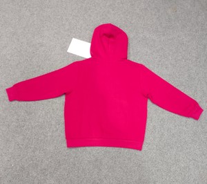 Venta al por mayor nuevo diseño Streetwear colección básica con capucha para niñas tela de punto de color liso personalizada por Bangladesh - Product Image 2