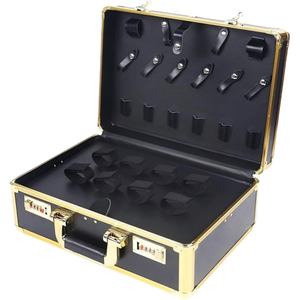 Boîte à outils de barbier professionnel grande capacité avec verrouillage à Code Portable outil de cheveux mallette de rangement Salon de voyage organisateur de salon de coiffure - Product Image 1