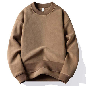 เสื้อสเวตเชิ้ตมีฮู้ดทรงปกติสำหรับผู้ชาย ผ้าฝ้าย 100% ให้ความอบอุ่นด้านใน สัมผัสนุ่ม เหมาะสำหรับชุดลำลองในฤดูใบไม้ร่วงและฤดูหนาว - Product Image 3