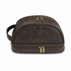 Men Business <b>Travel</b> <b>Wash</b> Toiletry Bag Waterproof Leather Bathroom Shaving Tools Organizer Bag Makeup Pouch Women Cosmetic Bag - Product Image 5