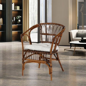 Merly Armchair <b>Modern</b> Rattan Modular Tufted Manual <b>Living</b> <b>Room</b> <b>Chair</b> Comfortable Unmatched Support for Relaxation for Mall Use - Product Image 1