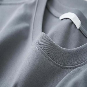 T-shirt en coton pour homme de poids lourd 220g, taille plus, style streetwear, qualité supérieure, respirant, col rond, chemises pour homme - Product Image 3