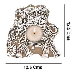 2024 Navidad hogar todos los días decoración hecha a mano en forma de corazón Natural artesanías té luz Diya portavelas para bodas fiestas - Product Image 4