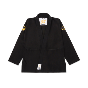Kimonos de BJJ, Kimono de Jiu Jitsu, Kimono de Jiu Jitsu de Tela de Algodón, Uniforme de Judo Negro con Mangas Largas - Product Image 1