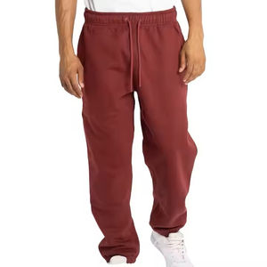 Pantalones de chándal Acampanados para hombre Tela de lana de secado rápido transpirable informal Color personalizable y logotipo al por mayor - Product Image 3