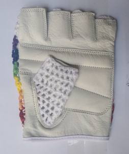 GANTS CYCLISTES EN CROCHET ET CUIR DE CHÈVRE PUR STYLE VINTAGE - Product Image 2