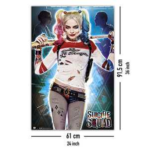 Póster Moderno de Suicide Squad con Diseño de Harley Quinn 'Daddy's Lil Monster' en Lienzo para Decoración de Pared - Product Image 3