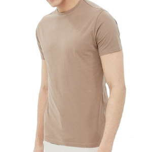 T-shirt de couleur unie à col rond pour hommes à séchage rapide de qualité standard de première classe en gros prix bon marché de l'usine directe - Product Image 3