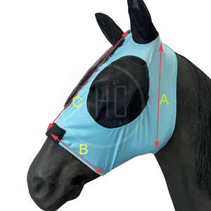 Protector Facial de Malla Anti-Moscas para Caballos, Personalizado para Protección de Orejas y Nariz, Secado Rápido, Diseño Cómodo, Poliéster - Product Image 6