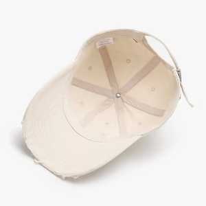 2025 mode en plein air garder au chaud Sport chapeau casquette nouveau Vintage lavé en détresse trou pur vente en gros Offre Spéciale unisexe Baseball - Product Image 3