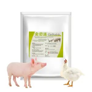 Pollo Cerdo Aditivos de alimentación de vaca con Ginsushih antiestrés para resistir la infección por Clostridium difficile de una manera simple