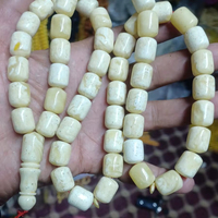 Tasbih islamique en résine blanche artisanale pour la prière et les occasions spéciales, jours du Ramadan et de l'Aïd