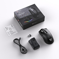 Ratón Inalámbrico para Juegos ONIKUMA DM10, Tri-Modo, Pantalla Inteligente, 12000 DPI, RGB, Base de Carga, Diseñado para Suministro Mayorista B2B