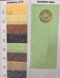 Tissu en coton et lin de qualité supérieure 58 |   Marque Kohinoor |   Matériaux de couture pour vêtements pour hommes et femmes - Product Image 1