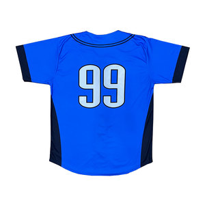 เครื่องแบบซอฟต์บอลสำหรับเด็กผู้ใหญ่ชุดเบสบอลระบายอากาศได้เสื้อฮิปฮอปกระดุมเต็มแขน - Product Image 4