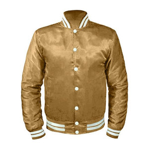 Chaqueta de Satén al por Mayor con Diseño Personalizado |   Chaqueta Bomber Varsity con Logotipo Bordado |   Fábrica de Chaquetas Coach de Moda Urbana - Product Image 5