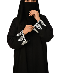 Wisdom Drape Women's <b>Plus</b> <b>Size</b> Abaya Customizable Black Design <b>for</b> Western Parties Fashionable Custom Colors Traditional Muslim - Product Image 2