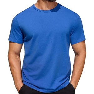 T-shirt en jersey léger pour homme adulte, 100 % coton/polyester, respirant et à séchage rapide - Product Image 3