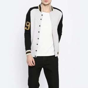 High Quality College Baseball Varsity Jacket for Men Winter Front Logo <b>Wool</b> <b>Fabric</b> Top Selling OEM - Product Image 5