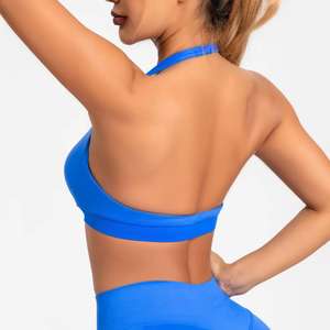 Haute qualité femmes licou cou antichoc dos Yoga porter soutien-gorge à séchage rapide sport soutien-gorge haute intensité course - Product Image 6