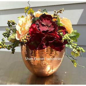 <b>Copper</b> Mug Type Flower <b>Vase</b> Decorated <b>Copper</b> Flower Pot for Home Wedding Table Decoration Centerpieces Flower Holder - Product Image 6
