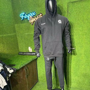 Vêtement de jogging pour homme, à la mode, lourd, avec poignets côtelés, design personnalisé, respirant, survêtement pour l'hiver, imprimé - Product Image 1