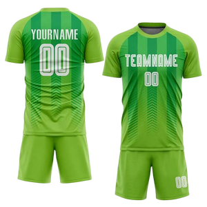 High performance football jersey and shorts set featuring lightweight moisture <b>wicking</b> fabric and flexible athletic fit for club - Product Image 2