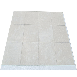 2023 marbre Beige crème dégringolé personnalisable 10x305x305mm terrasse en pierre naturelle lisse extérieur contemporain vente directe d'usine - Product Image 1