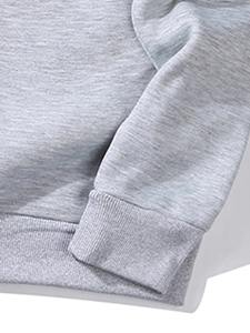 Sweatshirts avec logo imprimé personnalisé de haute qualité pour hommes Vente en gros OEM Sweatshirts à capuche respirants - Product Image 3