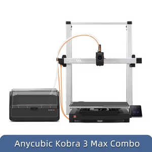 Para Impresora 3D Anycubic Kobra 3 Max Combo, Alta Velocidad, Multicolor, Gran Tamaño de Impresión 420*420*500mm, Velocidad Máxima de 600 mm/s, Boquilla - Product Image 4