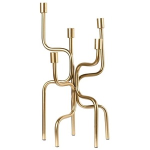Luxury Gold Metal Candle Holder - Product Image 1