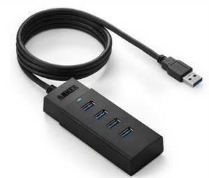 AK-68ANHUB-LB4A-0009 AH401 Hub USB 3.0 SuperSpeed de 4 Puertos con Cable de 3.3 Pies - Product Image 3
