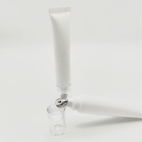 Tube en plastique pour soins des yeux avec bille roulante et bouchon à vis pour sérum oculaire et lotion corporelle