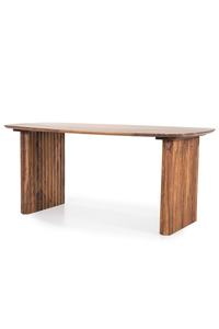 Table à manger carrée moderne en bois de manguier-imperméable et durable pour les salons de cuisine, les hôtels, les villas et autres. - Product Image 2