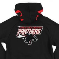 Sweat à capuche pour homme Infinitive Apparel Clark Atlanta University Panthers, hiver, brodé, uni, doublé, respirant, 480g, écologique