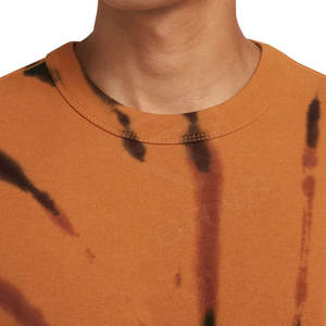 T-shirt vintage oversize en coton et fibre de bambou écologique à manches courtes pour hommes grandes tailles, coupe lourde à épaules tombantes - Product Image 4