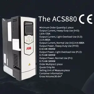 High Performance ABB 880 VFD 0.75KW-500KW 380V AC Variable Frequency Drive 3 Phase Frequency Converter Variable Frequency