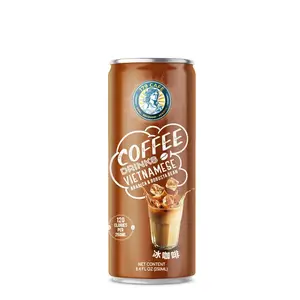 250ml J79コーヒードリンクベトナム (アラビカ & ロブスタ豆) アイスコーヒーベストセラープライベートラベルOEM ODM HALAL BRC